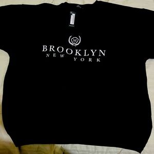 Mens large Brooklyn NY graphic sweatshirt.